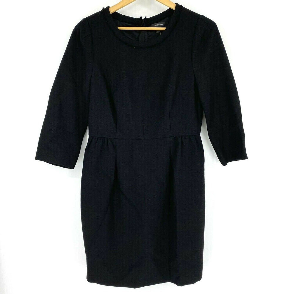 J Crew Dress Teddie Wool Tweed Sheath